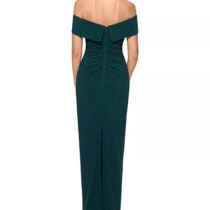 Glitter Off-The-Shoulder Gown